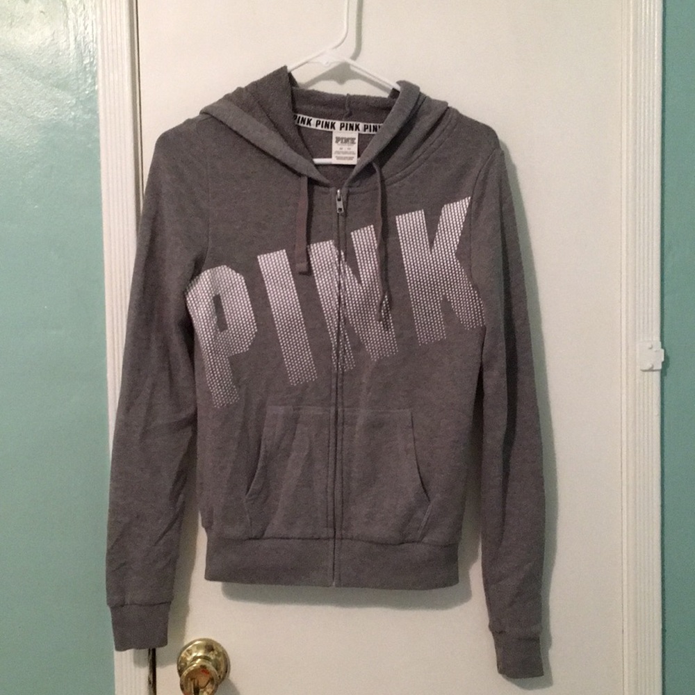 Pink zip up
